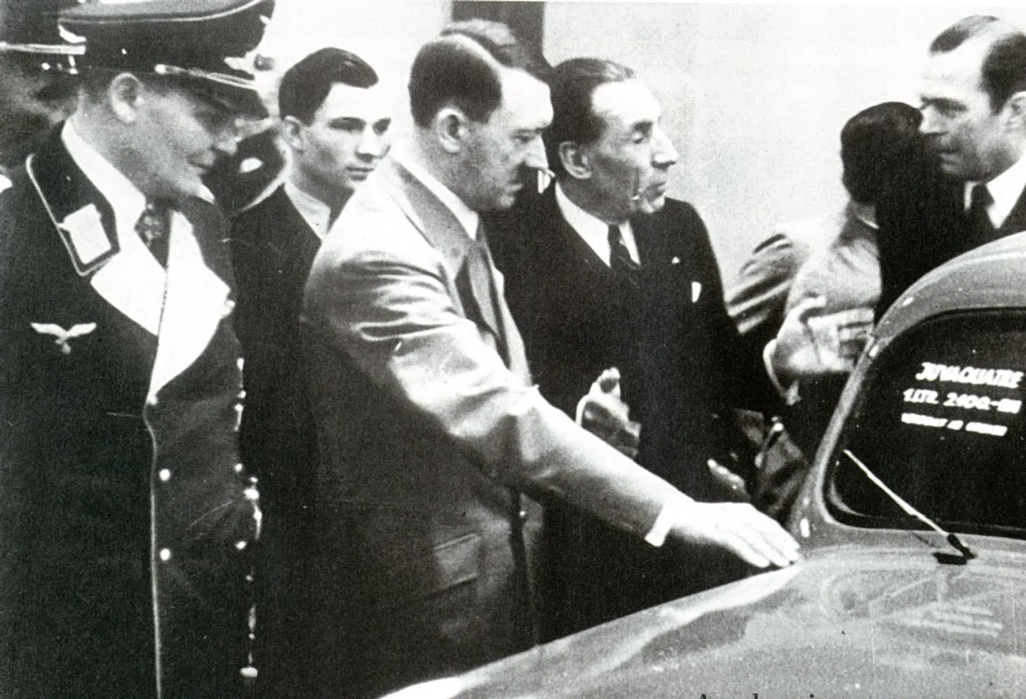 Герман Геринг, Адольф Гитлер и Луи Рено - Берлин, 1939 г.